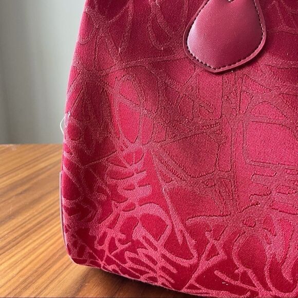 DvF Weekender Bag - Red Diane von Furstenburg Tote - Picture 2 of 12